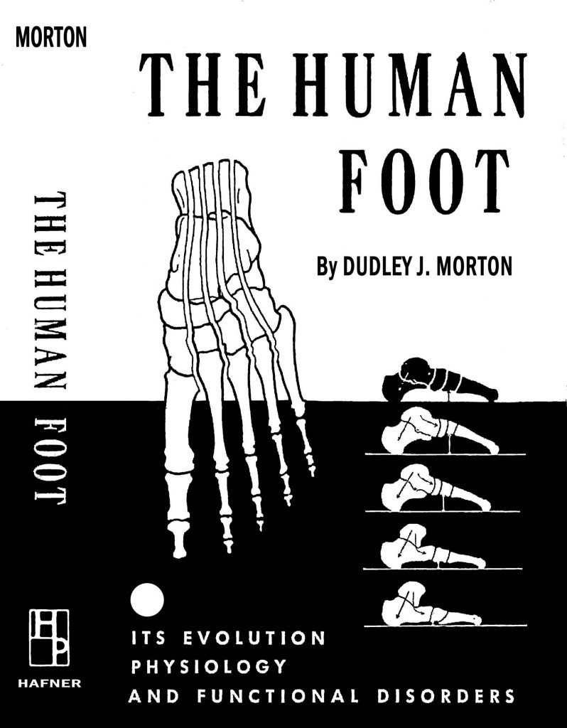 The Human Foot by Dr. Dudley  J. Morton,  book  that Dr. Burton S. Schuler of Panama City Fl Based his work on